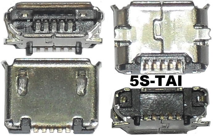 U06  Micro USB B-5S   (SMD) 