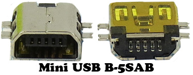 U73a  Mini USB B-5SAB    (SMD) 
