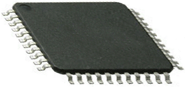  TMP87C807U-8K21 = C807U CMOS 8-BIT MICROCONTROLLER TFQP-44, 