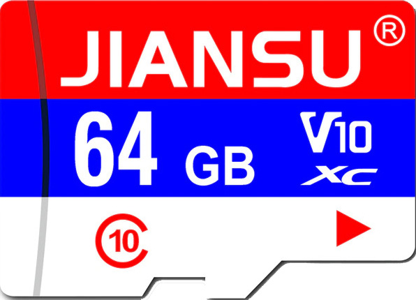   microSD 64 Gb 10 class JIANSU  