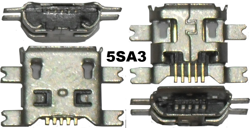 U14  Micro USB B-5SA3   (SMD) 