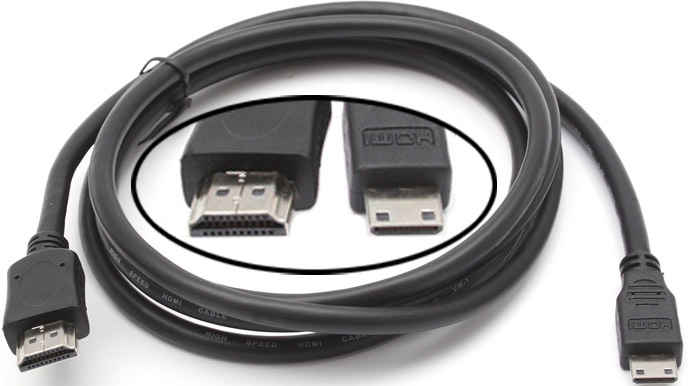 821- 0.7  HDMI - mini HDMI 0,7 