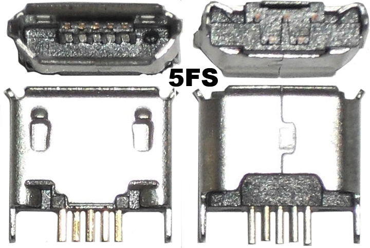 U38  Micro USB B-5FS (SMD) 