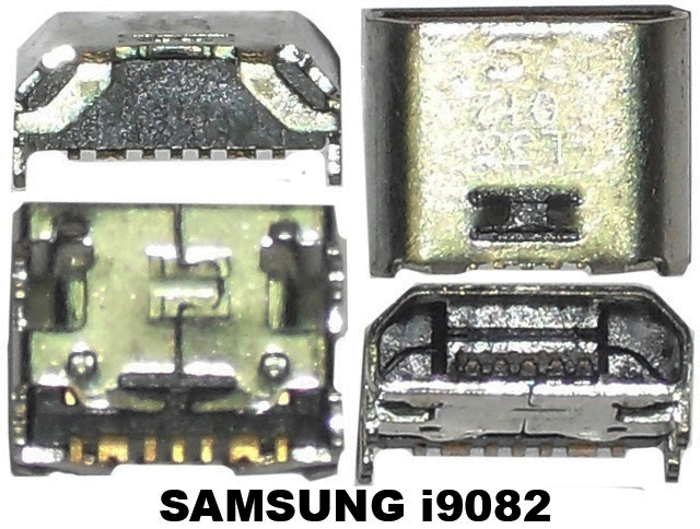 U41  Micro USB (5F) SAMSUNG i9082 SMD 12pin, 
