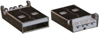 UA34  USB A-1P SMD   , 