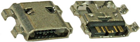 U52  Micro USB B-5+1SAD REVERS  , SMD, 